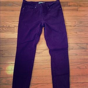 Levi’s purple jeans